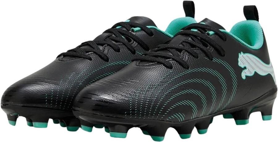 PUMA FUTURE 9 PLAY FG AG Jr Unisex Sportschoenen Black-Intense Mint- White - Foto 4