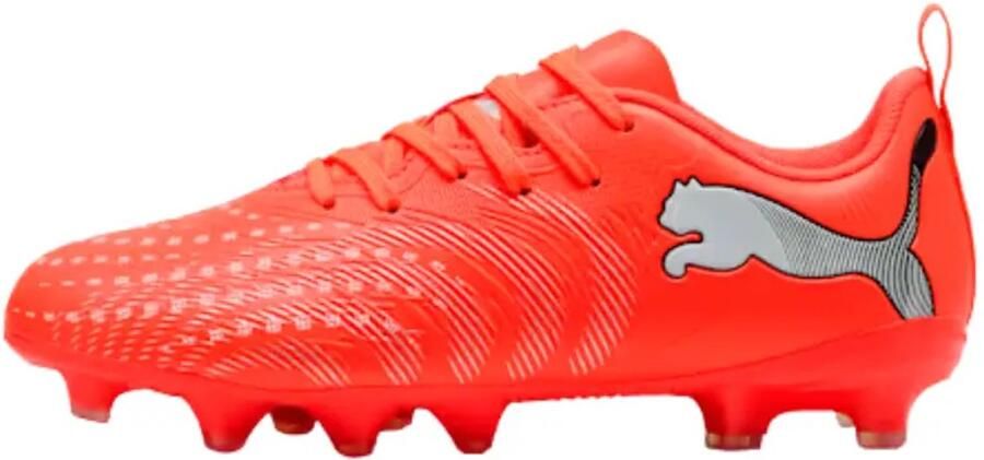 PUMA FUTURE 9 PLAY FG AG Jr Unisex Sportschoenen Glowing Red- White- Black- Silver