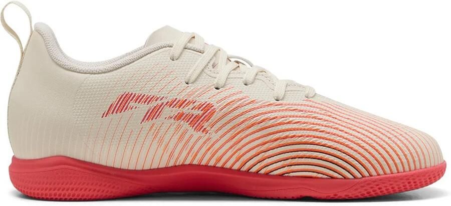 Puma Future 9 Play junior imitatieleren voetbalschoenen beige rood - Foto 4