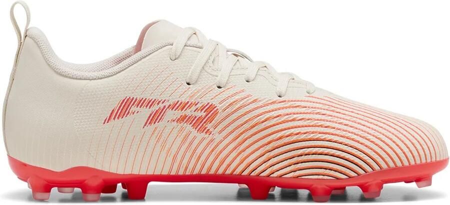 PUMA Future 9 Play Mg Junioren Voetbalschoenen Wit Kinderen