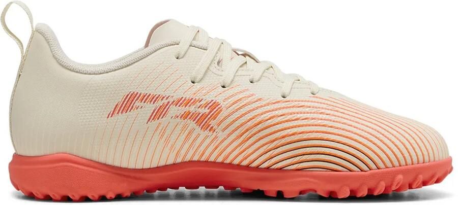 PUMA Future 9 Play Tf Junioren Voetbalschoenen Beige Kinderen