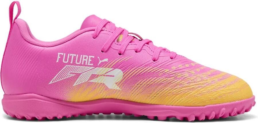 PUMA Future 9 Play Tf Junioren Voetbalschoenen Roze Kinderen