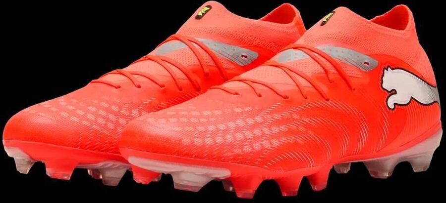 PUMA Future 9 Pro Gras Kunstgras Voetbalschoenen (MG) Zwart Rood - Foto 3