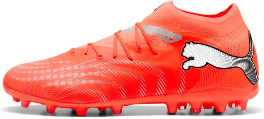 PUMA Future 9 Pro Mg Voetbalschoenen Rood Oranje