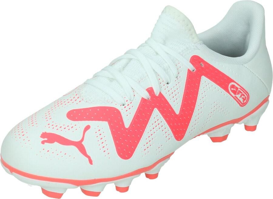 Puma Future Play voetbalschoenen wit rood Imitatieleer 29 - Foto 2
