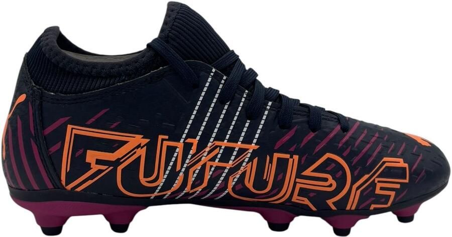 PUMA Future Z 4.2 Gras Kunstgras Voetbalschoenen(MG)Kids Donkerblauw Oranje Roze