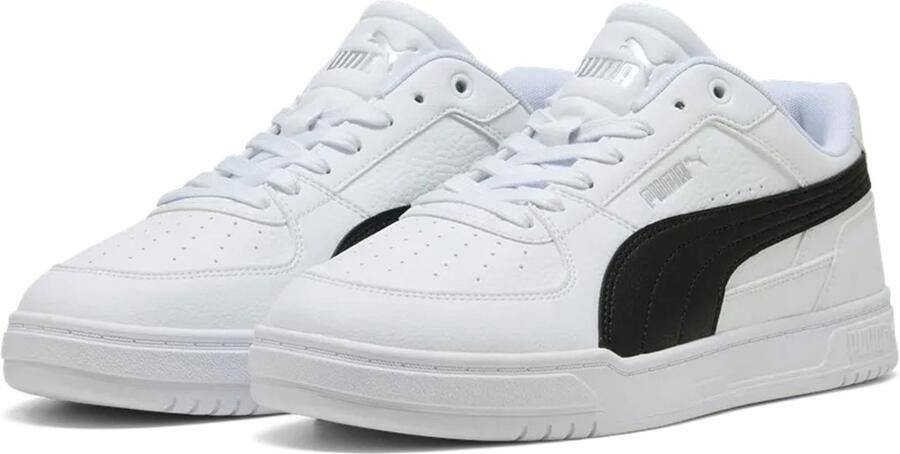 PUMA Heren Caven III Sneakers Lifestyle Schoenen 404484 04 White-Black-Silver