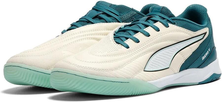 PUMA Ibero V Zaalschoenen Wit Blauw