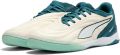 PUMA Ibero V Zaalschoenen Wit Blauw - Emerald Mint/Groen/Zwart