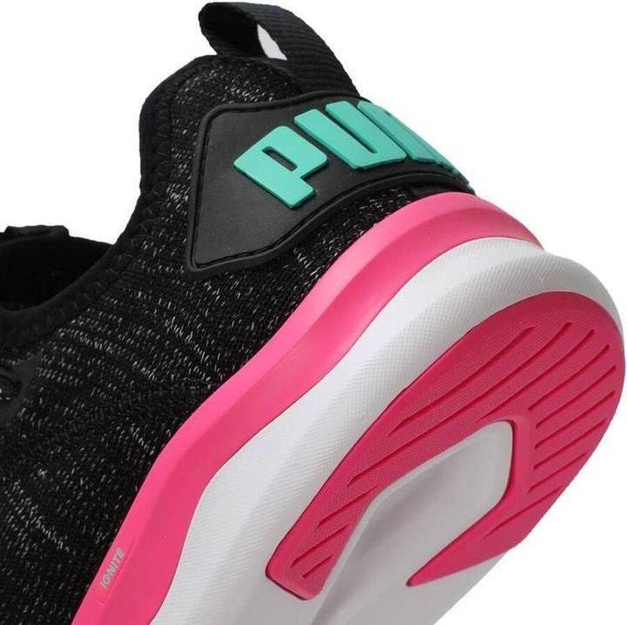 PUMA Ignite Flash EvoKNIT zwart roze sneakers dames (19051111) - Foto 2