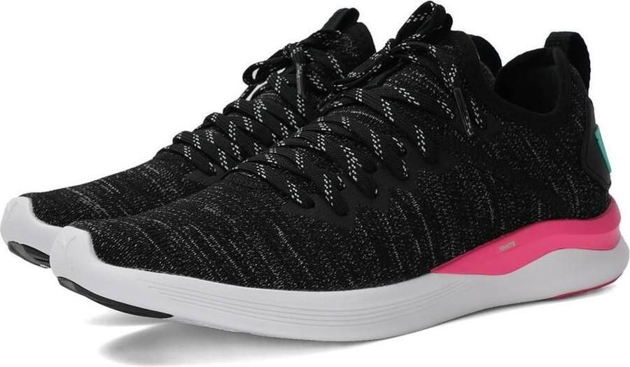 PUMA Ignite Flash EvoKNIT zwart roze sneakers dames (19051111) - Foto 4