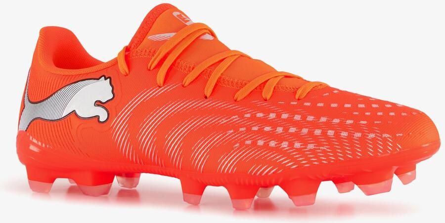 PUMA Individual Future 9 Play MG voetbalschoenen oranje Uitneembare zool