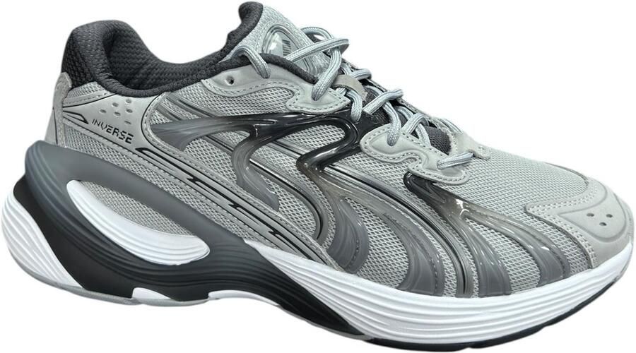 PUMA Inverse Shades of Sneakers Unisex Grijs Zwart Wit