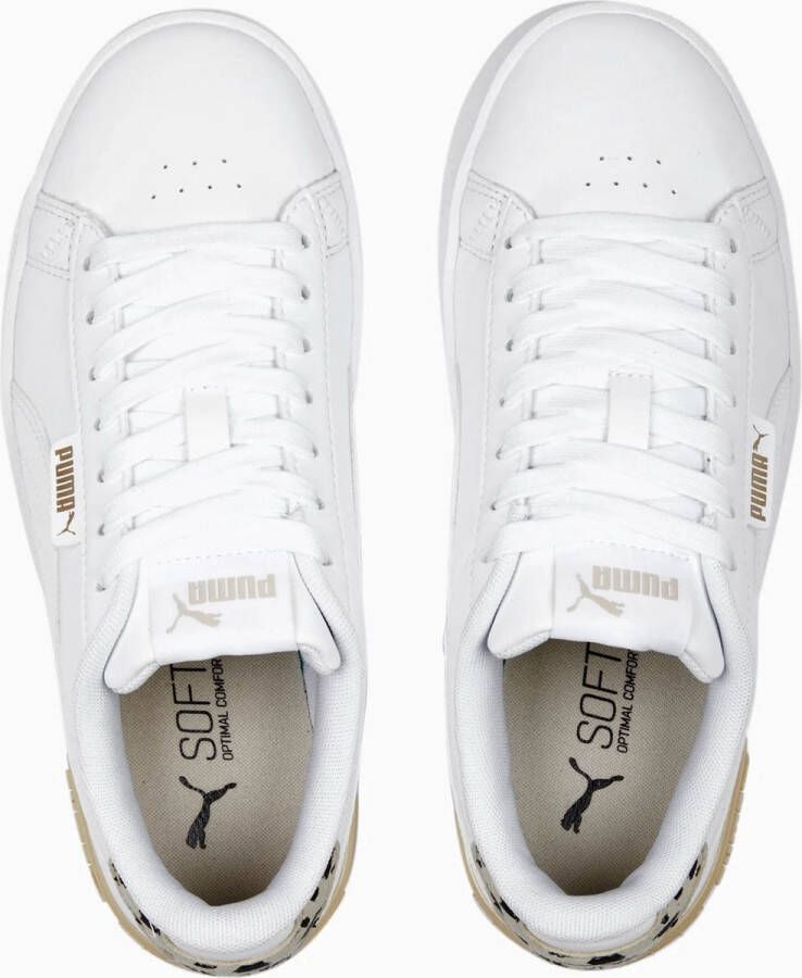 Puma Jada Animal Jr sneakers wit bruin Meisjes Imitatieleer Panterprint 39