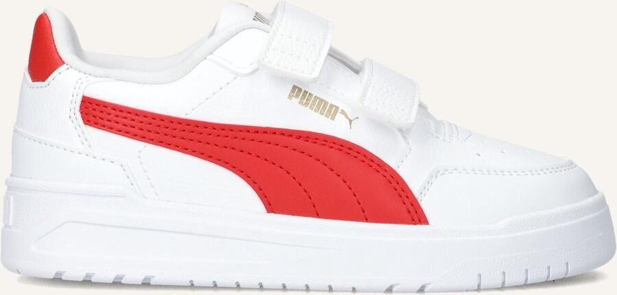 PUMA Shuffle Downtown Lo V Ps Sneakers Jongens Wit