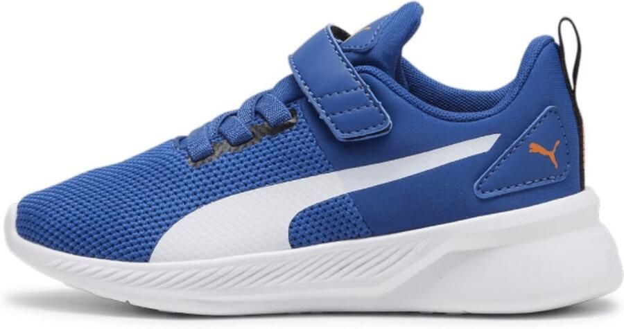Puma Flyer Runner V Inf sneakers kobaltblauw wit zwart Jongens Mesh Meerkleurig 21