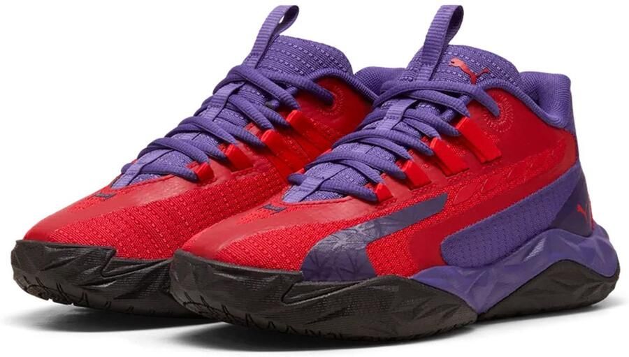 PUMA Jongens Sneaker Dagger 2 Junior 312751 01 Violet- Red- Black