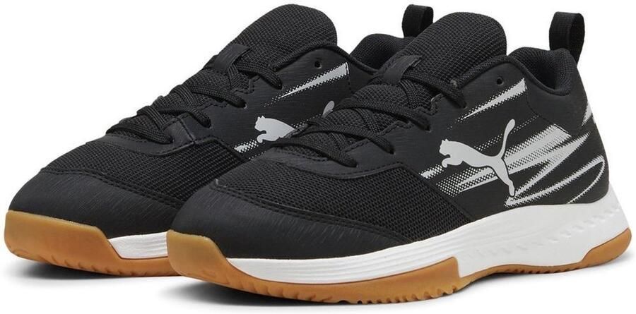 PUMA Kinder Indoorschuhe Low Varion II Jr 108105 Black-Cool Light Gray-Gum - Foto 3