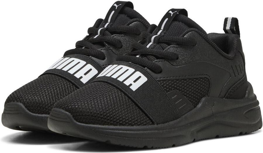 PUMA Kinder Schuhe Low Soft Wired 2 PS 401506 Black- White