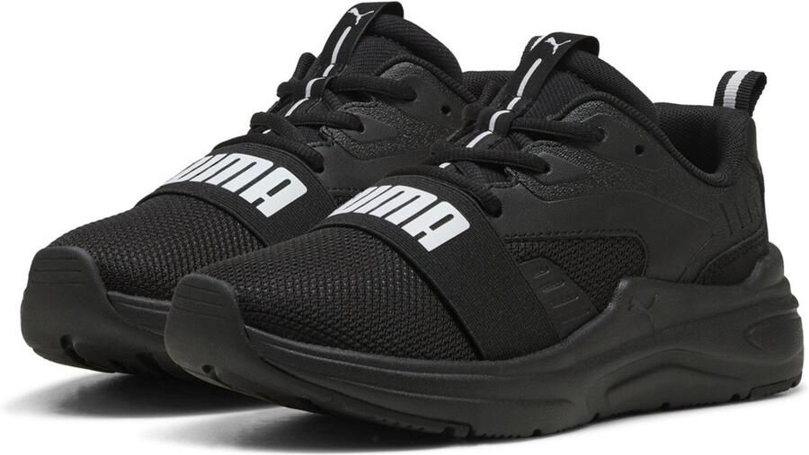 PUMA Kinder Schuhe Low Softride Wired 2 Jr 401505 Black- White