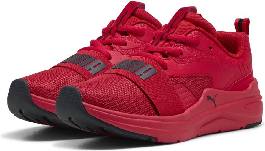PUMA Kinder Schuhe Low Softride Wired 2 Jr 401505 Red- Black