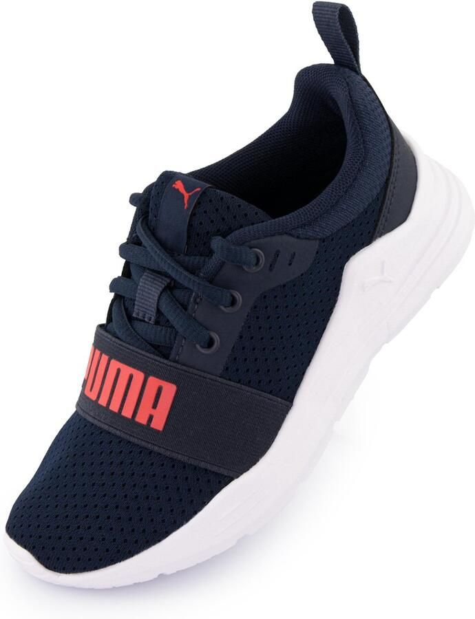 PUMA Kinderschoenen Jr hardloopschoen van textiel marineblauw
