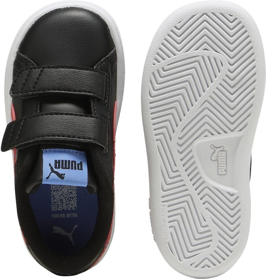 Puma Smash 3.0 L Masked Hero V sneakers zwart rood blauw Leer 22