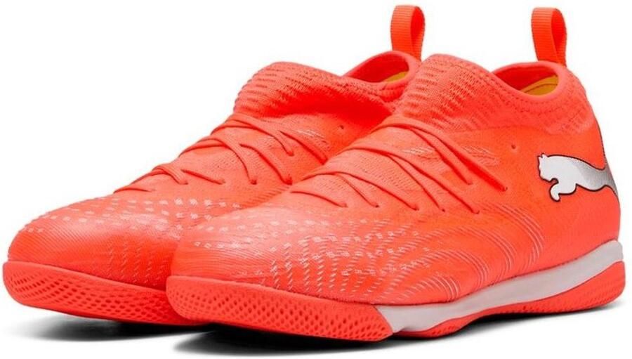 PUMA Future 9 Match+ Mid Zaalschoenen Oranje