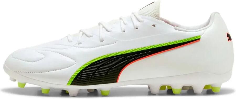 PUMA King 20 Match Mg Voetbalschoenen Wit
