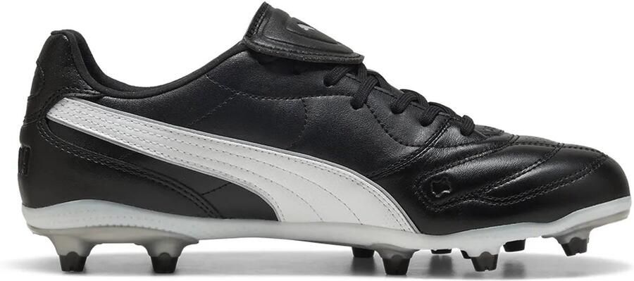 PUMA King Liga Gras Kunstgras Voetbalschoenen (MG) Zwart Zilver Wit - Foto 4