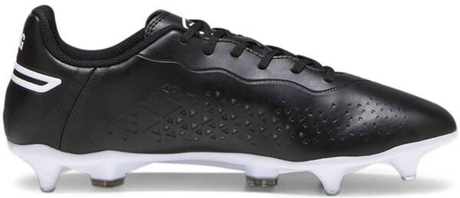 PUMA King Match MxSG Voetbalschoenen Zwart Wit