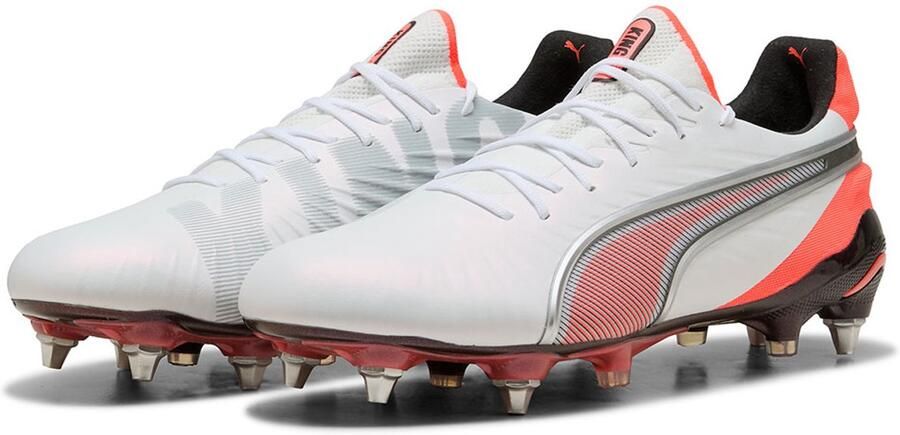 PUMA King Ultimate Mxsg Voetbalschoenen Wit 1 2 Man
