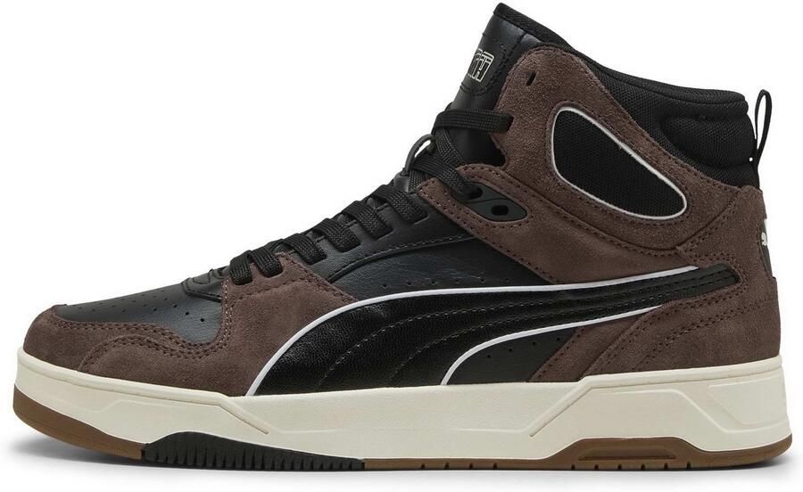 Puma Rebound Break Mid Break Mid SD sneakers bruin zwart