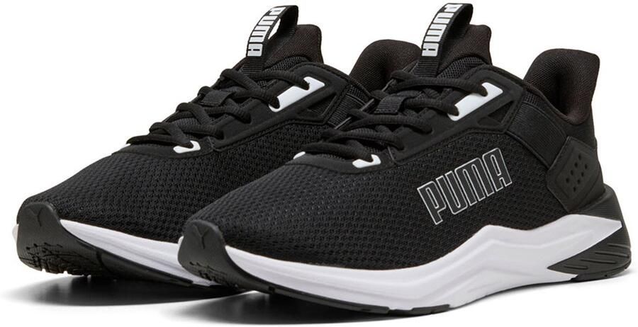 PUMA Laufschuhe Low FTR Wave 311095 Black- White- Black