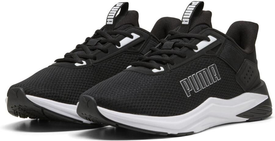 PUMA Laufschuhe Low FTR Wave 311095 Black- White- Black