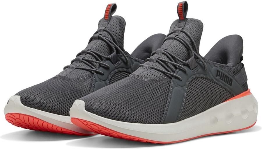 PUMA Laufschuhe Low Softride Carson SlipTech 310694 Cool Dark Gray-Glowing Red-Warm White