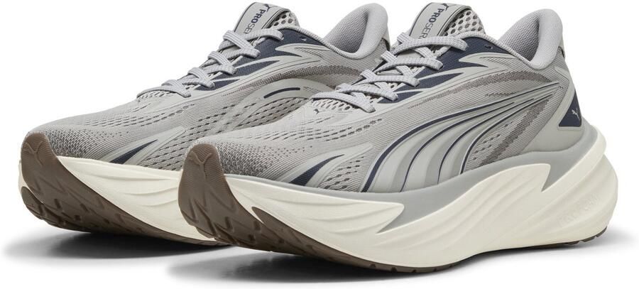 PUMA Maxima Pro Unisex Sportschoenen Gray Echo-Warm White-Gum