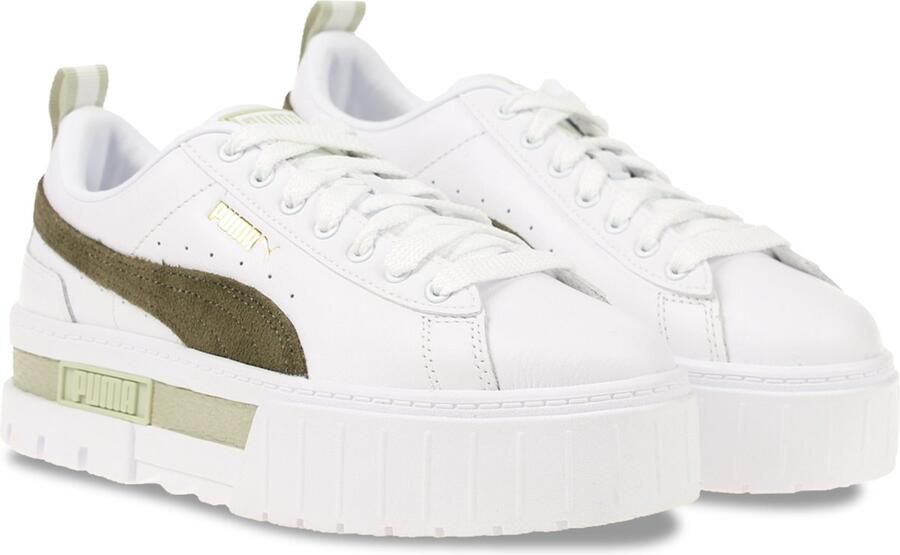 Puma Mayze Lth sneaker met suède details - Foto 4