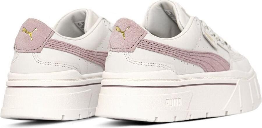 PUMA Mayze Stack Premium (W) Dames Platform Sneakers Schoenen Wit 384421 - Foto 4