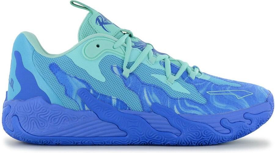 PUMA MB.03 Lo Team LaMelo Ball Heren Sneakers Basketball Schoenen Blauw 310519