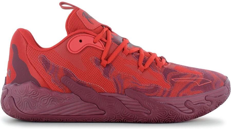 PUMA MB.03 Lo Team LaMelo Ball Heren Sneakers Basketball Schoenen Rood 310519