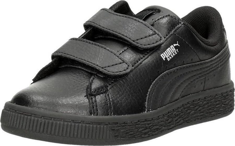 PUMA Basic Classic Lfs Kids Lage sneakers Leren Sneaker Meisjes Zwart
