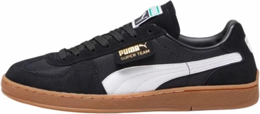Puma Zwarte Lage Mesh Sneakers Black Heren