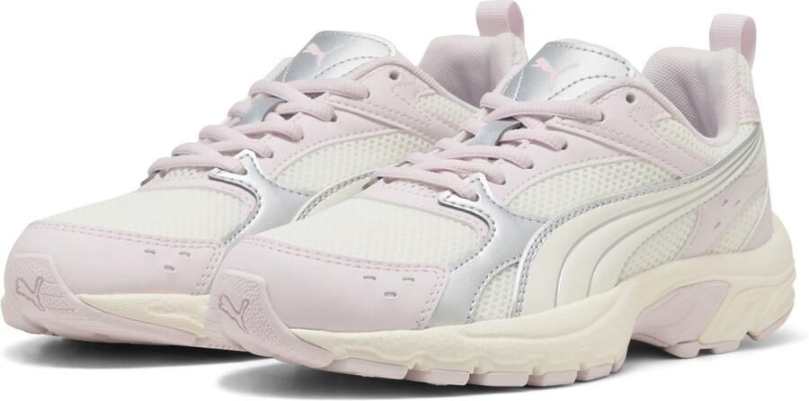 PUMA Milenio Tech LT Jr Unisex Sneakers Warm White-Powder Pink - Foto 4
