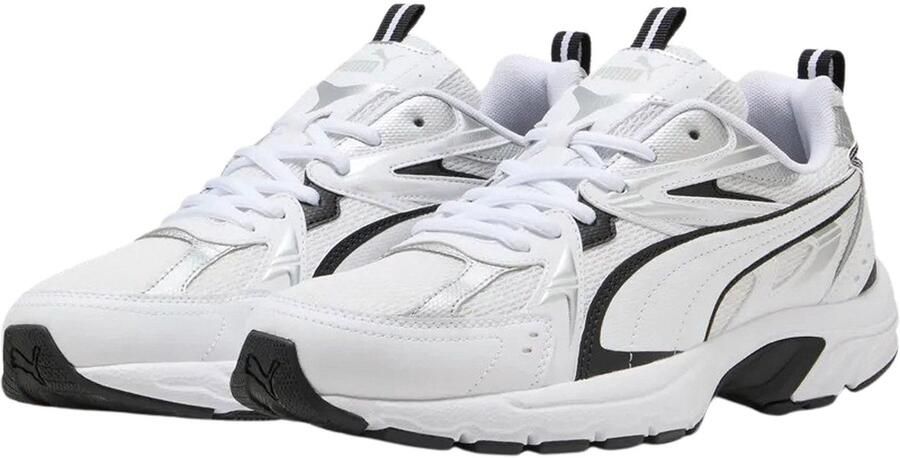 PUMA Milenio tech_ Unisex Sneakers White- Black- Silver - Foto 5