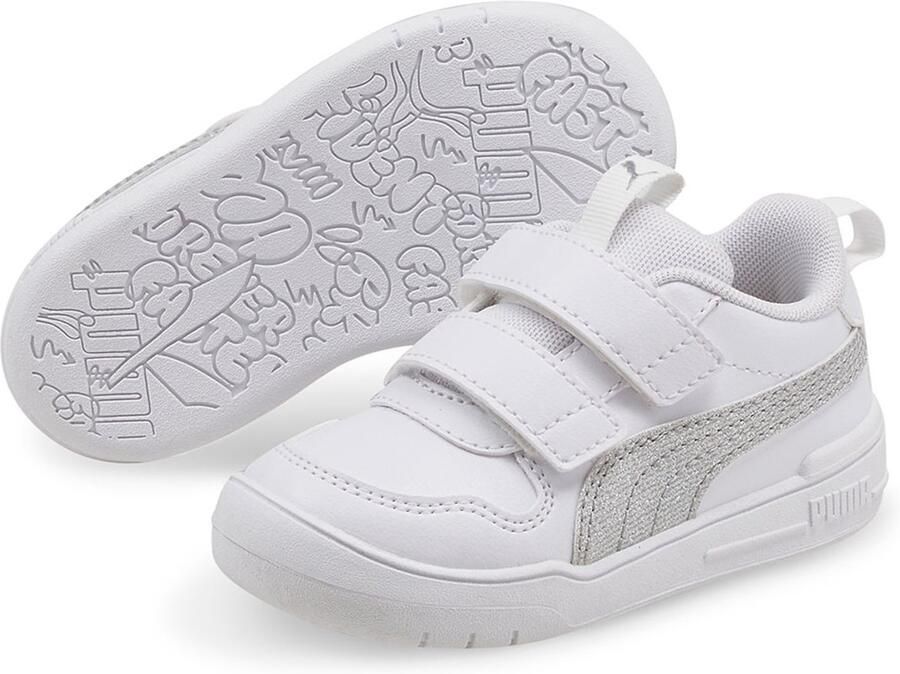 PUMA Multiflex Glitz Fs V Schoenen Wit Meisjes