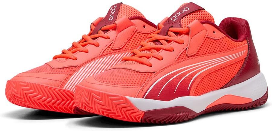 PUMA Nova Court Padelschoenen Rood 1 2