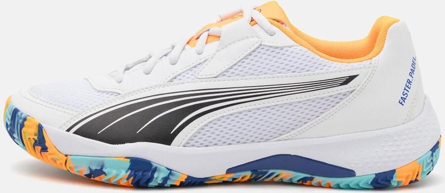 PUMA Nova Court Padelschoenen Wit Man Vrouw