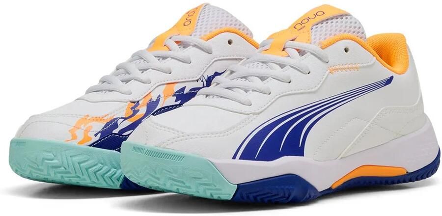 PUMA Nova Padelschoenen Wit 1 2