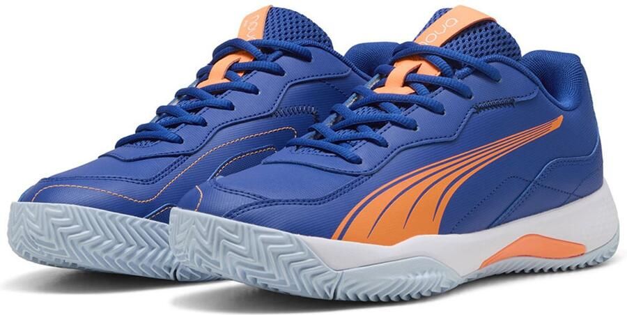 PUMA Nova Smash Padelschoenen Blauw